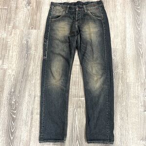 Cycle Made In Italy Boyfriend Fit Carpenter Jeans w/ Removable Suspenders